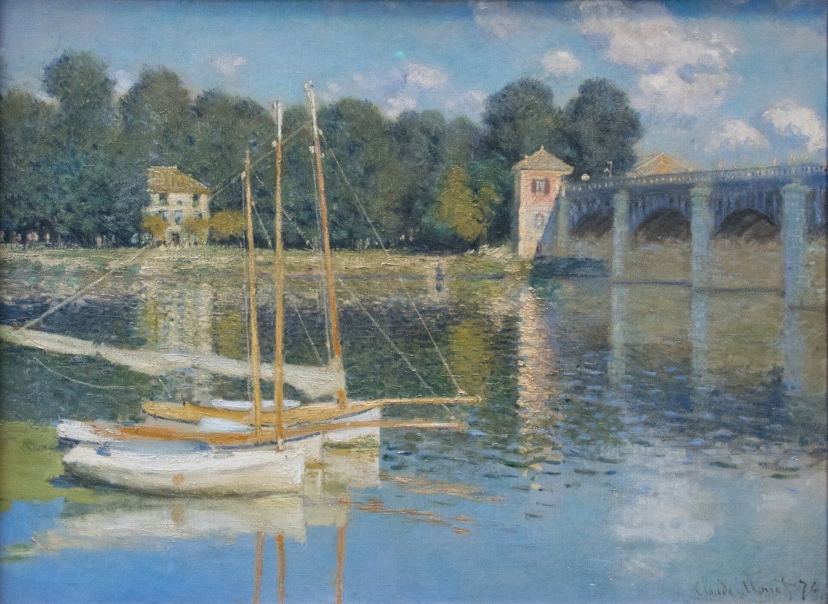 Argenteuil Bridge by Claude Monet — hand-painted oil reproduction