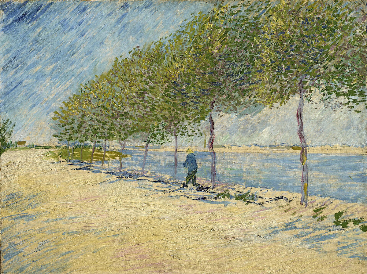 Along the Seine by Vincent van Gogh — hand-painted oil reproduction