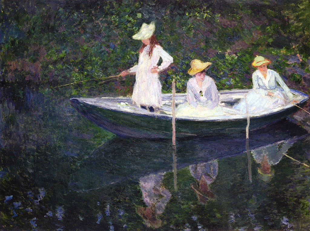 In the Norwegian Boat at Giverny