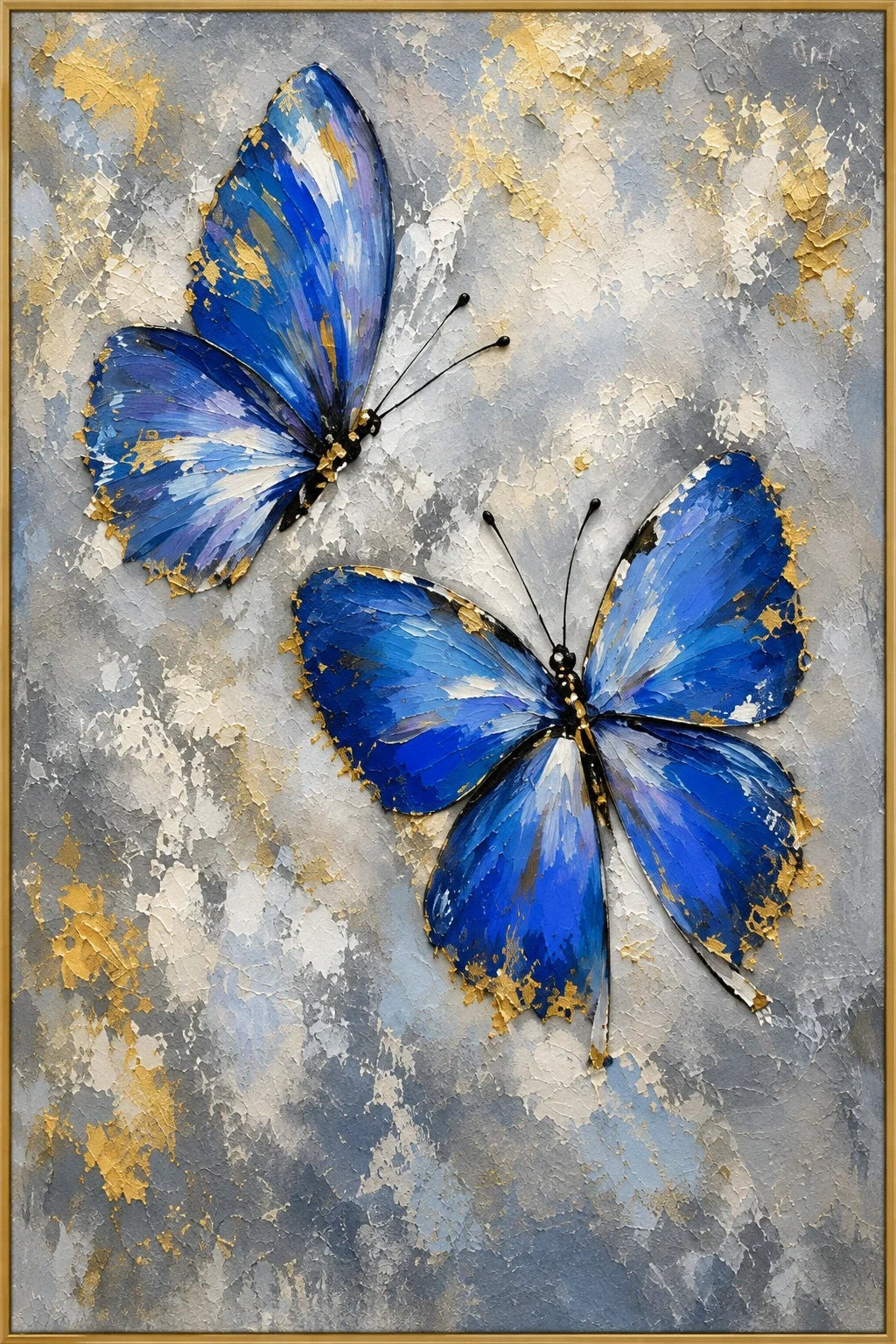 Blue Butterflies Aloft