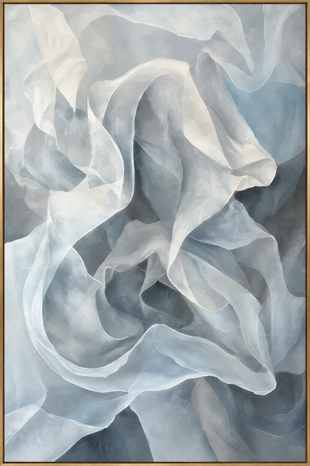 Silver-Blue Folds