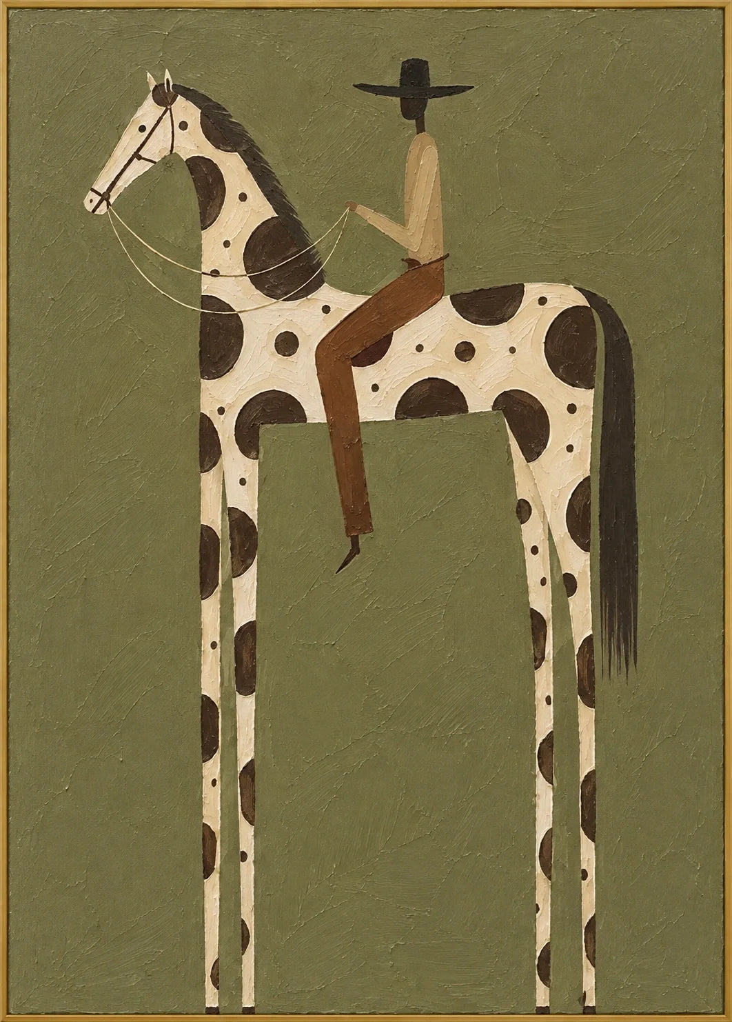 Two Spotted Horses