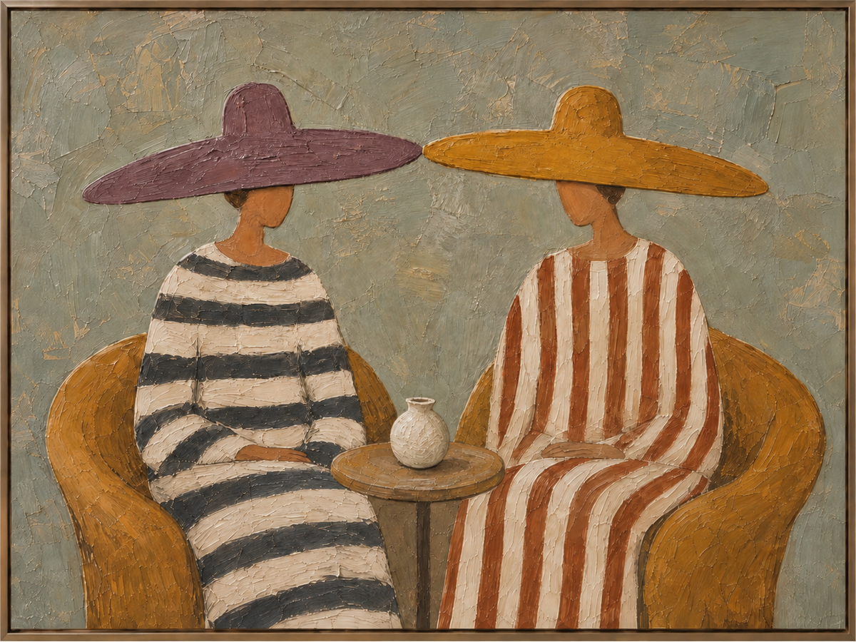 Striped Conversation