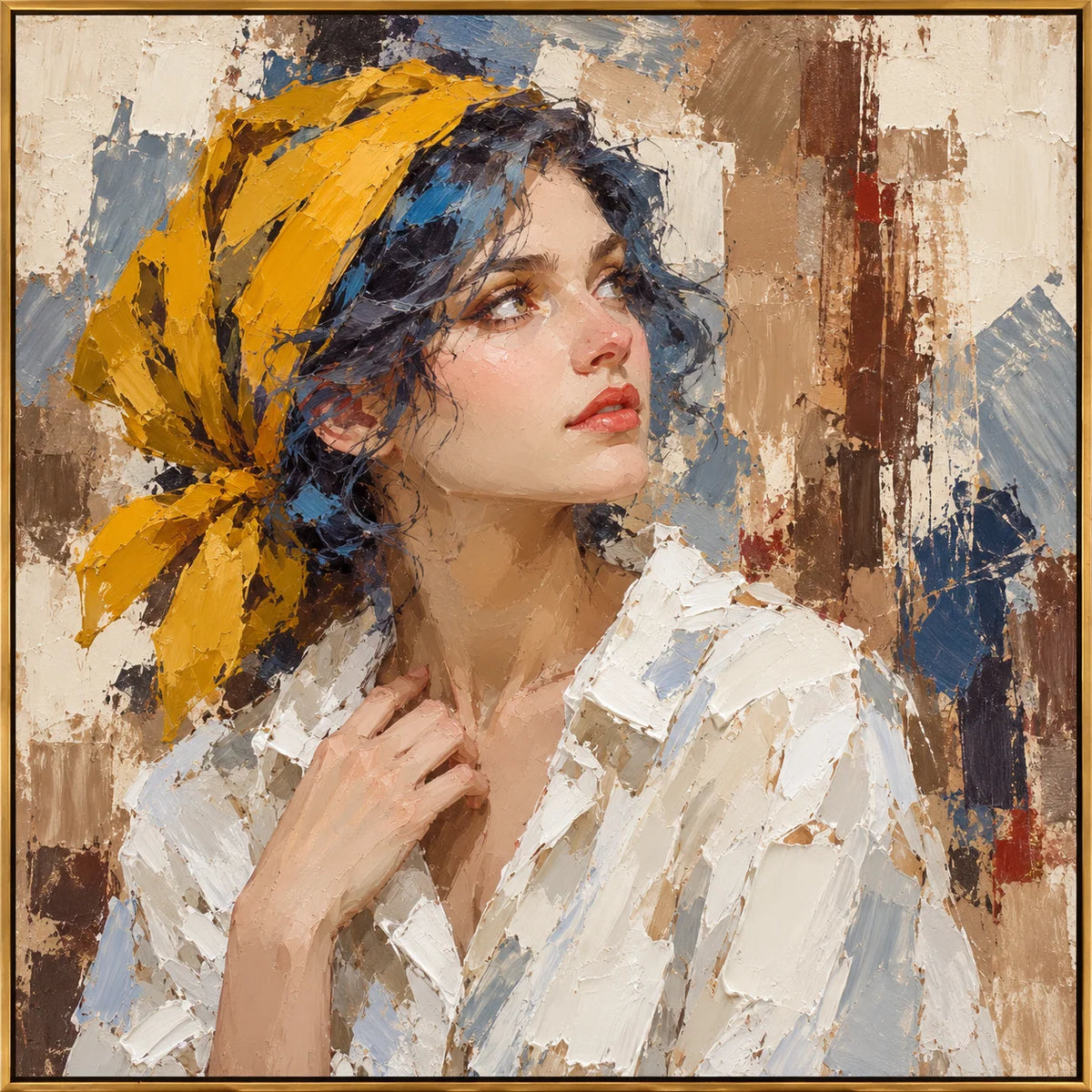 Golden Headscarf